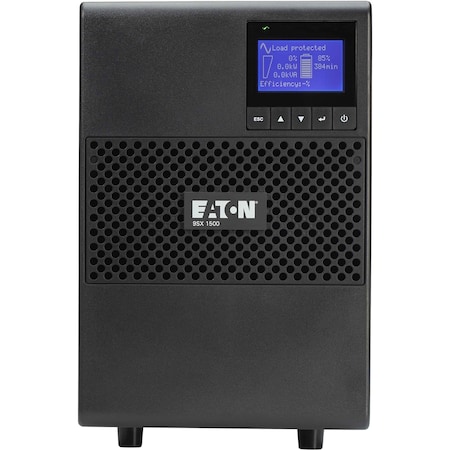Eaton UPS System, 1500VA, Online/Double Conversion, Out: 120V AC In: 120V 9SX1500